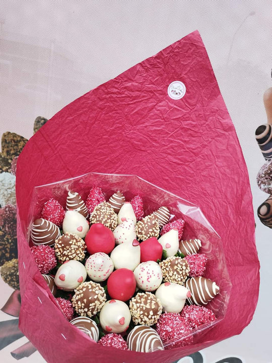 Veľká kytica z čerstvých jahôdok💐