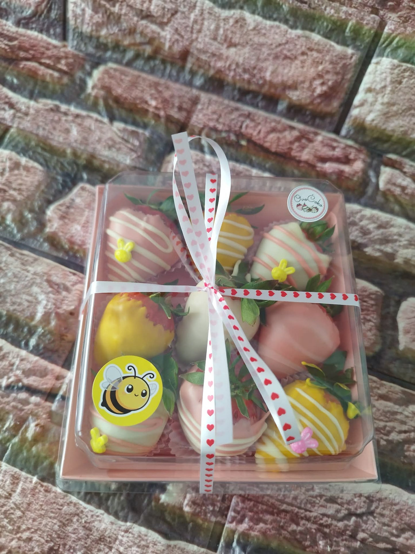 3. Krabička čerstvých jahôd v čokoláde